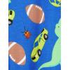 imageSimple Joys by Carters babyboys 3pack Snug Fit Footed Cotton PajamasBlack MonsterBlue DinosaurGrey Stripe