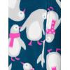 imageSimple Joys by Carters unisexchild Holiday Loosefit Flame Resistant Fleece Footed PajamasFair IslePenguin