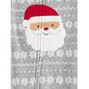 imageSimple Joys by Carters unisexchild Holiday Loosefit Flame Resistant Fleece Footed PajamasLight Grey SantaMint Green Christmas Print