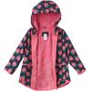 imageSimple Joys by Carters Baby Girls Rain Jacket Raincoat WaterResistant Hooded Rain Slicker for 2T8 yearsNavy Strawberry