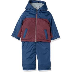 imageSimple Joys by Carters Baby WaterResistant Snowsuit SetHooded Winter Jacket Navy 12 Months