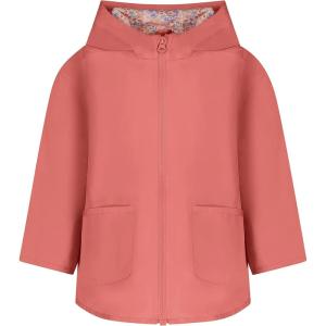 imageSimple Joys by Carters Baby Girls Rain Jacket Raincoat WaterResistant Hooded Rain SlickerPink Floral
