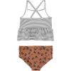 imageSimple Joys by Carters BabyGirls 3Piece Assorted Rashguard SetsStripeBrown Cheetah