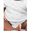 imageSimple Joys by Carters BabyGirls 6Pack ShortSleeve BodysuitAnimalRainbowStripeText Print