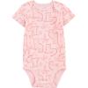 imageSimple Joys by Carters BabyGirls 6Pack ShortSleeve BodysuitMulticolorCatDotsFloral