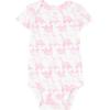 imageSimple Joys by Carters BabyGirls 6Pack ShortSleeve BodysuitMulticolorDinosaurFloralForest AnimalsFruitHearts