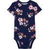 imageSimple Joys by Carters BabyGirls 6Pack ShortSleeve BodysuitMulticolorDitsy FloralFloralPolka DotTropical