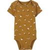 imageSimple Joys by Carters BabyGirls 6Pack ShortSleeve BodysuitMulticolorFloralForest AnimalsOwlSheep