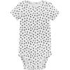 imageSimple Joys by Carters BabyGirls 6Pack ShortSleeve BodysuitPinkBlackWhite