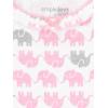 imageSimple Joys by Carters BabyGirls 6Pack ShortSleeve BodysuitPinkYellow