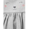 imageSimple Joys by Carters babygirls Shortsleeve and Sleeveless Dress Sets Pack of 2Grey Bear PrintPink Elephants