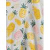 imageSimple Joys by Carters babygirls Shortsleeve and Sleeveless Dress Sets Pack of 2Grey PineappleMustard Yellow Flowers