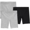 imageSimple Joys by Carters babygirls Bike ShortsGreyBlack